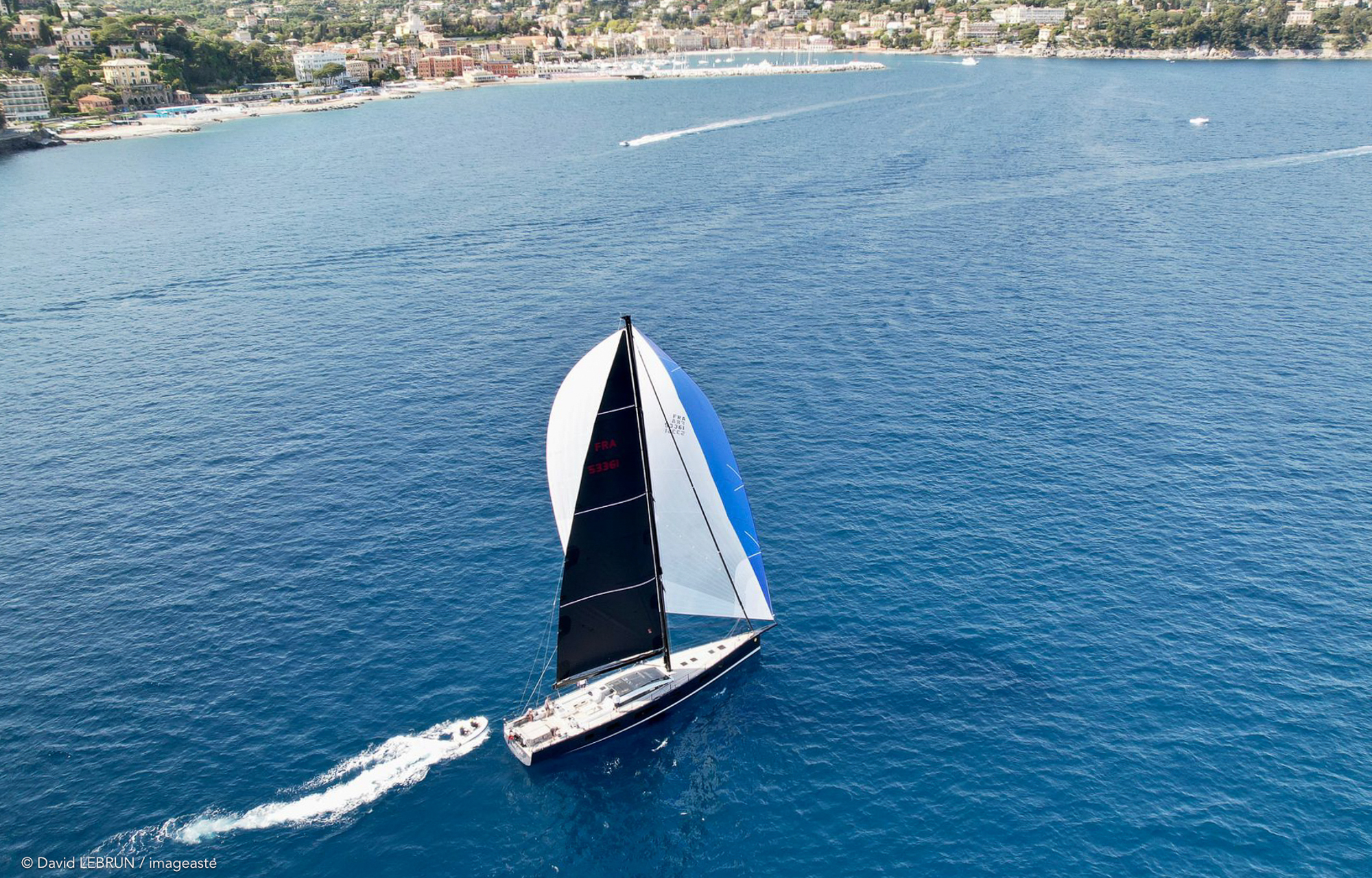 Luce Guida under sail